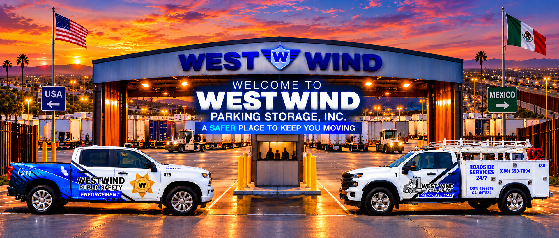 West Wind facility entrance in Heber, California